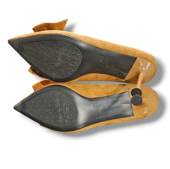 Womens suede heels - Picture 5 of 6